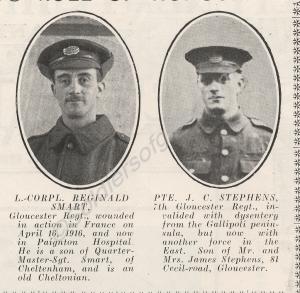 Photograph in  'The Cheltenham Chronicle and Glouc
