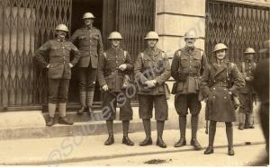 Four officers. Left to right - Butler, Firth, Clar
