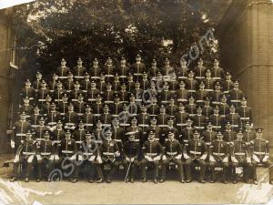 NCOs in scarlet. 2nd Battalion, The Gloucestershir