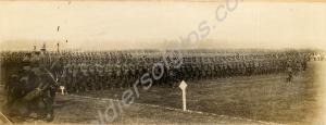 Royal Review 'C' Company marching past H.M. The Ki