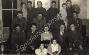 Soldiers, wives and girlfriends. Gloucestershire R