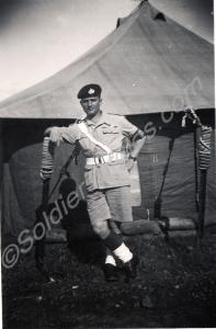 Regimental policeman.  Gloucestershire Regiment. c