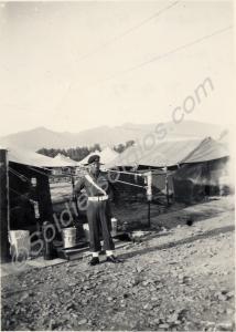 "Frank Read. Nicosia 4.4.57".  Gloucestershire Reg
