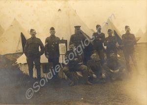 Captain and NCOs of 'F' Company, 3rd Volunteer Bat