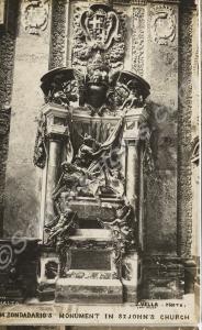 Zondario's Monument, St John's Church. Malta. c.19