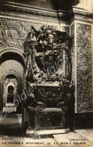 G H Vilhena's Monument, St John's Church. Malta. c