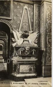De Rohan's Monument, St John's Church. Malta. c.19
