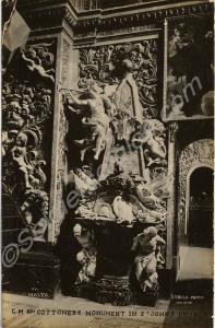 Cottoner's Monument, St John's Church. Malta. c.19