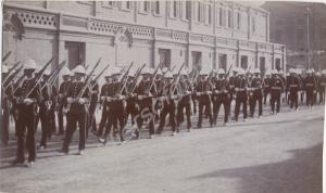 Funeral parade.  2nd Battalion, The Gloucestershir