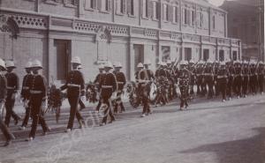 Funeral parade.  2nd Battalion, The Gloucestershir