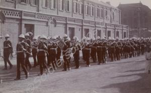 Funeral parade.  2nd Battalion, The Gloucestershir
