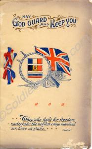 Christmas card from C. A. Elgar to 9231 Lance-Corp
