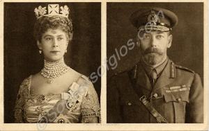 1914 Christmas card from King George V and Queen M