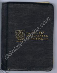 Pocket diary. 1/4th or 1/6th Battalion, The Glouce