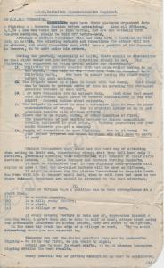 Standing orders for 1/4th Battalion, The Glouceste