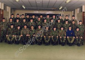 Junior N.C.O.s cadre of the 1st Battalion, The Glo