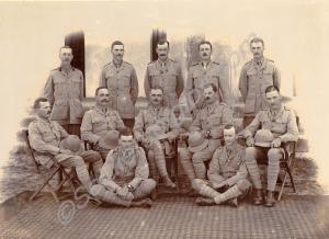 Officers of the 51st Sikhs Frontier Force, c.1910.