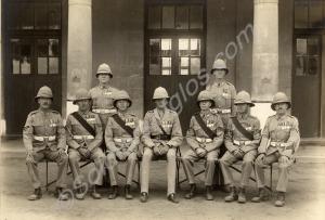 Officer and Other ranks.  1st Battalion, The Glouc