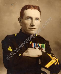 Unknown bandsman.  The Gloucestershire Regiment.