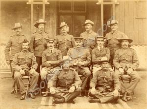 Officers and Sergeants of 2nd Battalion, The Glouc