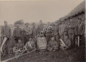 Bandsmen and wind instruments of 4th (Militia) Bat