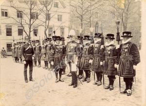 Yeomen of the Guard being inspected by General Sir