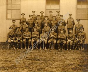 Officers and senior NCO's of B Company, 9th Battal