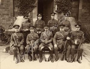 Shooting team, The Regimental Depot.  1st Battalio