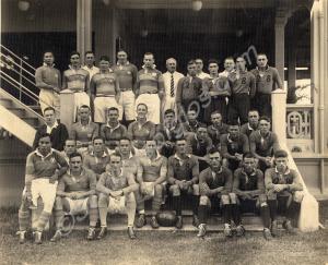 Rugby team.  1st Battalion, The Gloucestershire Re