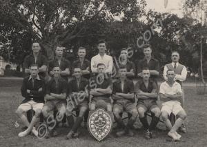 Football Team,  HQ company.  1st Battalion, The Gl