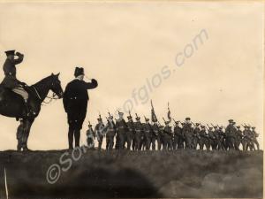 March past of the contingent with Colours of the G