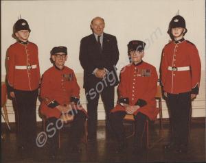 General Sir Anthony Farrar-Hockley with Chelsea Pe