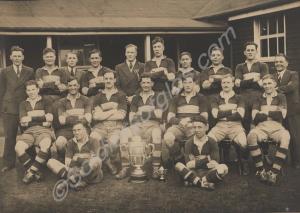 Rugby team, winners of the Army Rugby Challenge Cu
