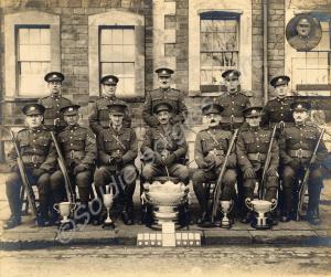 The Gloucestershire Regiment Depot Shooting Team w