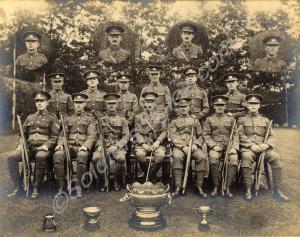The Gloucestershire Regiment Depot Shooting Team w