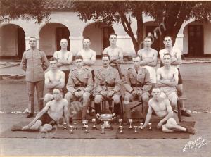 "2nd Bn. The Gloucestershire Regiment Boxing Team.