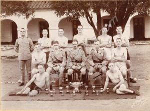 "2nd Bn. The Gloucestershire Regiment Boxing Team.