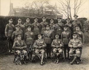 Group of officers and senior NCO's.  2nd Battalion