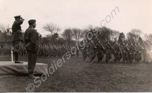7th Battalion, The Gloucestershire Regiment parade