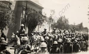 Lieutenant-Colonel J. Fane D.S.O. at marching out