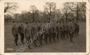 Platoon parade of 13th Battalion, The Gloucestersh