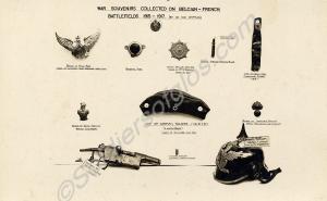 Battlefield souvenirs collected by an Old Cryptian