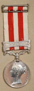 Indian Mutiny Medal. Awarded to Surgeon H.T. Reade