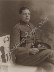 Private (later Regimental Sergeant Major) Walter M