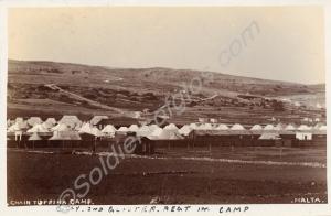 Camp of "'E" Company, 2nd Battalion, The Glouceste