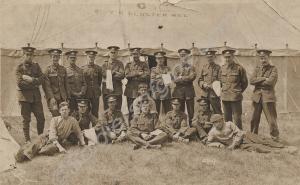 Officers' Mess staff of the 5th Battalion, The Glo
