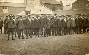 Parade of new Gloucestershire Regiment recruits. C