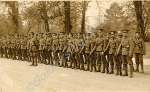 A parade of 1/5th Battalion, The Gloucestershire R