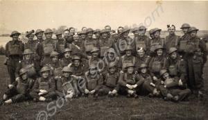 Gloucestershire Regiment soldiers, c.1939.