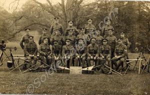 Staff of the Brigade Signal School at Sittingbourn